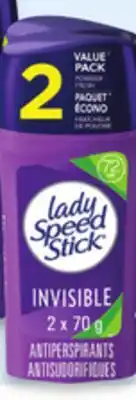 Walmart Lady Speed Stick antiperspirant offer