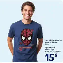 Walmart Spider-Man men's tee offer