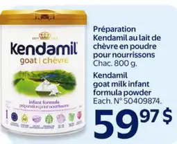 Walmart Kendamil goat milk infant formula powder offer