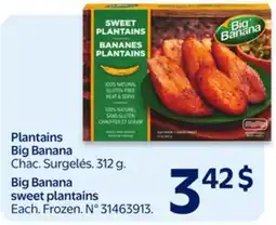 Walmart Big Banana sweet plantains offer