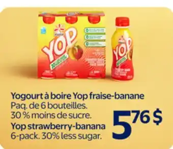 Walmart Yop strawberry-banana offer