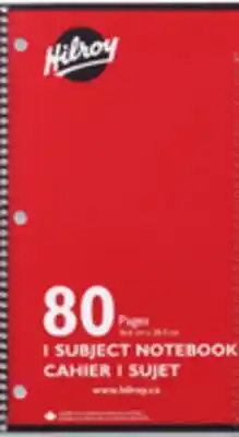 Walmart 80-page notebook offer