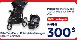 Walmart Baby Trend Tour LTE 2-in-1 stroller wagon offer
