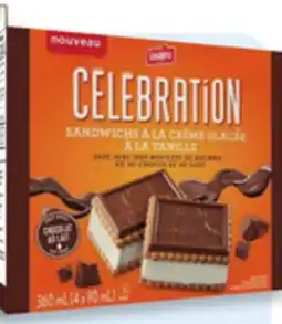 Walmart Leclerc Célébration ice cream sandwiches offer