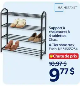Walmart 4-Tier shoe rack offer