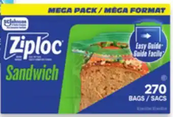 Walmart Ziploc sandwich bags mega pack offer