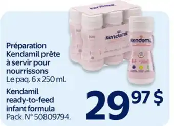 Walmart Kendamil ready-to-feed infant formula offer