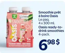 Walmart Oasis ready-to- drink smoothies offer