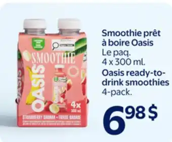 Walmart Oasis ready-to- drink smoothies offer