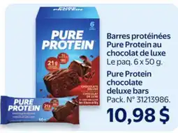 Walmart Pure Protein chocolate deluxe bars offer