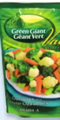 Walmart Green Giant Valley Selections frozen vegetables offer