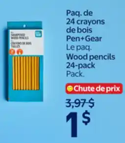 Walmart Wood pencils 24-pack offer