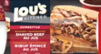 Walmart Lou's Kitchen fully cooked entrees offer