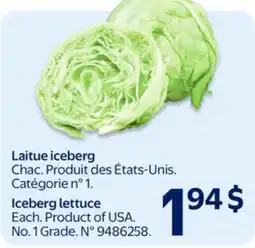 Walmart Iceberg lettuce offer