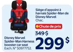 Walmart Disney Marvel Spider-Man Harness booster car seat offer