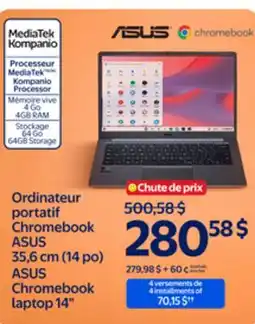 Walmart ASUS Chromebook laptop 14 offer