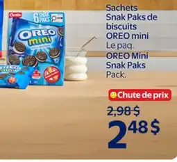 Walmart OREO Mini Snak Paks offer