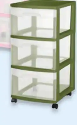 Walmart Sterilite 3-Drawer medium cart offer