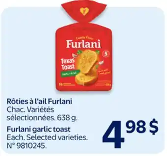 Walmart Furlani garlic toast offer