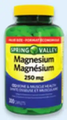 Walmart Spring Valley magnesium offer