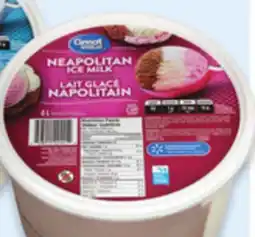 Walmart Great Value ice milk offer