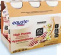Walmart Equate high protein nutrition shakes offer