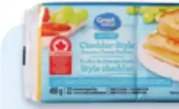 Walmart Great Value processed cheese slices offer