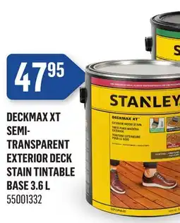 Canac Deckmax XT Semi-transparent Exterior Deck Stain Tintable base 3.6L offer