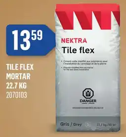 Canac Tile Flex Mortar offer