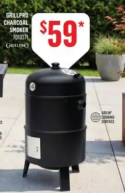 Canac GRILLPRO Charcoal Smoker offer