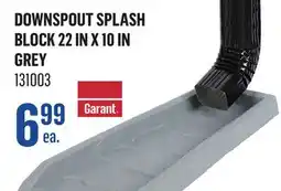 Canac Downspout Splash Block 22 in x 10 in offer