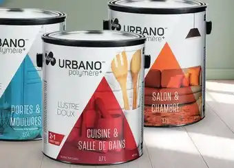 Canac Urbano Living Room & Bedroom Interior Latex Paint White&Colours3.7L offer