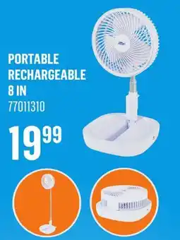 Canac Portable Rechargeable Fan 8 in offer