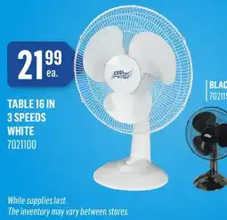 Canac Table Fan 16 in 3 Speeds offer