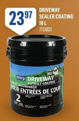 Canac Henry Driveway Sealer offer