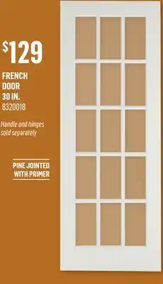 Canac French Door 30 in offer