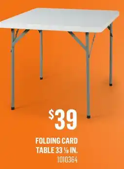 Canac Folding Card Table 331/8in offer