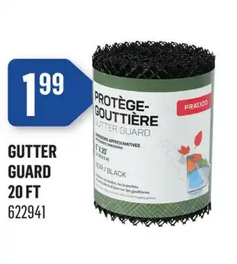 Canac Gutter Guard 20 ft offer