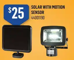 Canac Solar Spotlight with Motion Sensor Black offer