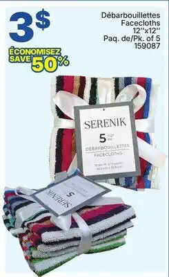 Rossy SERENIK Facecloths offer