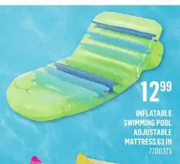 Canac Inflatable Swimming Pool Adjustable Mattress 63 in offer