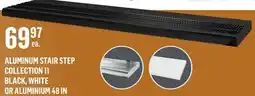 Canac PYLEX Black Aluminum Stair Step 48 inx11in Collection11 offer