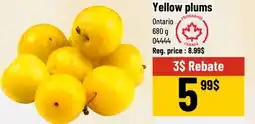 Mayrand Kiwis Yellow Plums offer