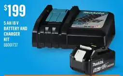 Canac 5Ah 18V Battery and Charger Kit offer