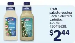 Walmart Kraft Salad Dressing offer
