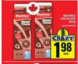 Food Basics Beatrice chocolate milk offer