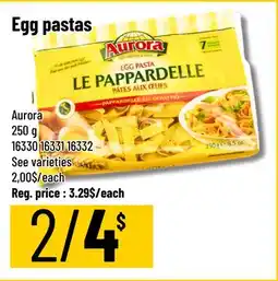 Mayrand Egg pastas Aurora offer