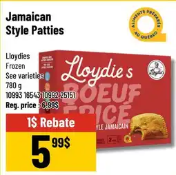 Mayrand Lloydies Jamaican Style Patties offer