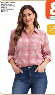 Rossy Women's flanel blouse offer
