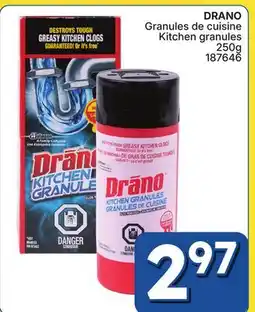 Rossy DRANO Kitchen granules offer